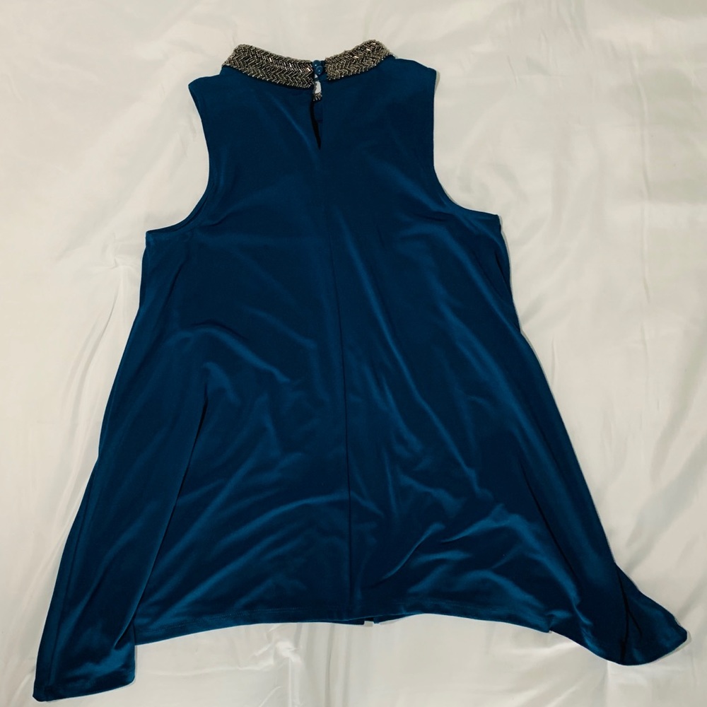 Alfani Petite Turquoise Blouses - Picture 2 of 4